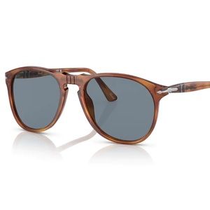 PERSOL 9649-S FUOCO E ARDESIA AVIATOR Pilot POLARIZED Sunglasses
